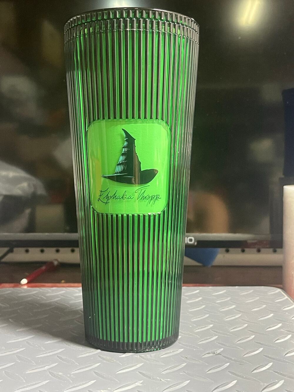 Starbucks 2024 Green Elphaba Thropp Tumbler 24oz No Straw